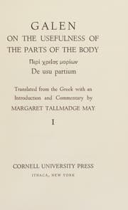 Tapa de Galen on the usefulness of the parts of the body