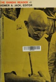 Tapa de The Gandhi reader