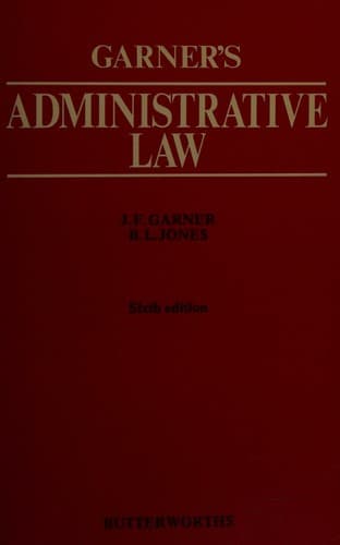 Tapa de Garner's administrative law