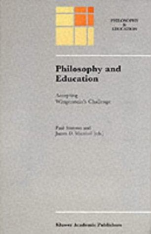 Tapa de Philosophy and education