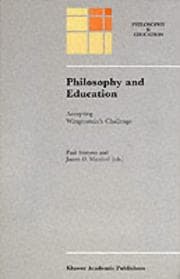 Tapa de Philosophy and education
