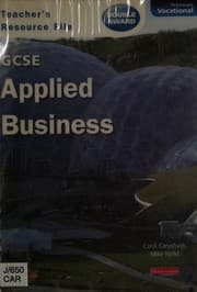 Tapa de GCSE applied business
