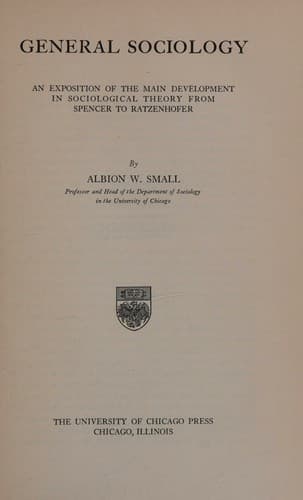 Tapa de General sociology