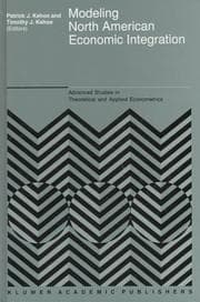 Tapa de Modeling North American economic integration