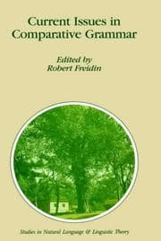 Tapa de Current issues in comparative grammar