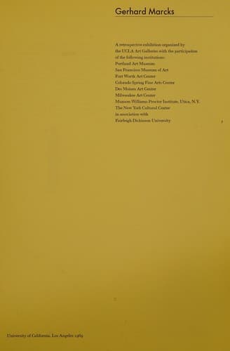 Tapa de Gerhard Marcks