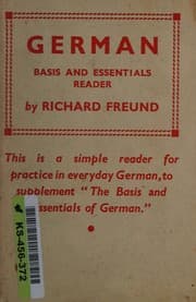 Tapa de German Basis and Essentials Reader