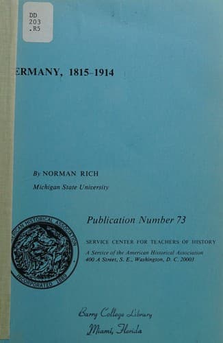 Tapa de Germany, 1815-1914