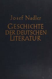 Tapa de Geschichte der deutschen Literatur