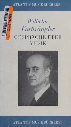 Tapa de Gespräche über Musik