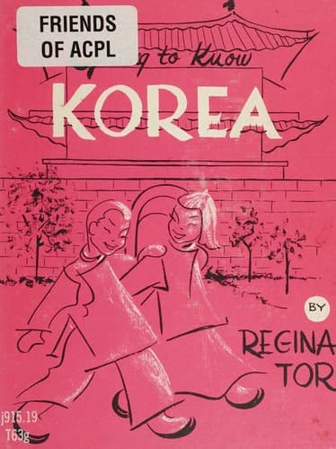Tapa de Getting to know Korea