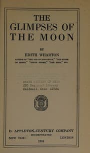 Tapa de GLIMPSES OF THE MOON first edition , first printing
