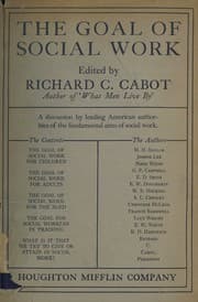 Tapa de The goal of social work
