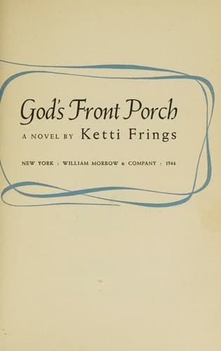 Tapa de God's front porch