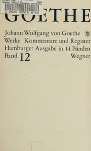 Tapa de Goethes Werke Band XII