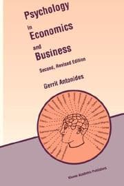 Tapa de Psychology in economics and business