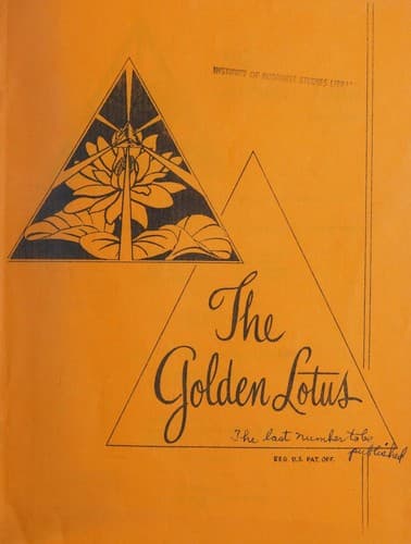 Tapa de the golden lotus