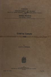 Tapa de Gold in Canada, 1935
