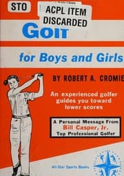 Tapa de Golf for boys and girls