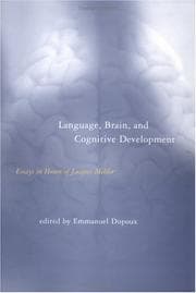 Tapa de Language, brain, and cognitive development