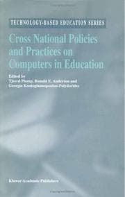 Tapa de Cross national policies and practices on computers in education