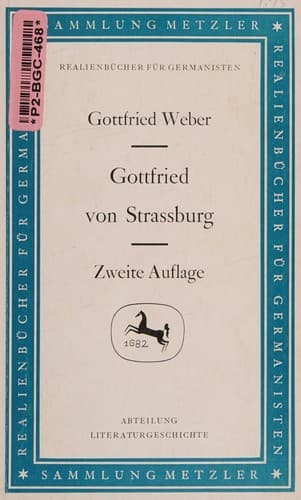 Tapa de Gottfried von Strassburg