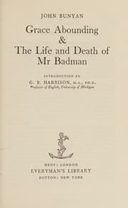 Tapa de Grace Abounding & The life and Death of Mr Badman