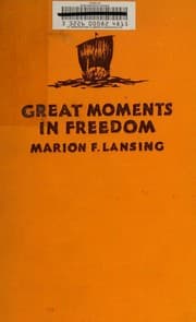 Tapa de Great moments in freedom