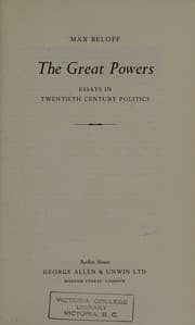 Tapa de The Great Powers