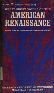 Tapa de Great short works of the American renaissance