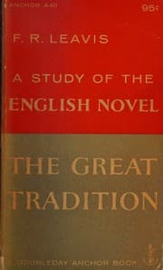 Tapa de The great tradition (Doubleday anchor books, A40)
