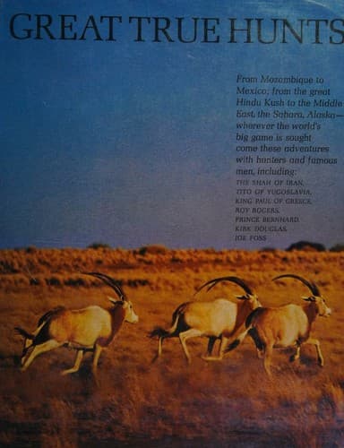 Tapa de Great True hunts