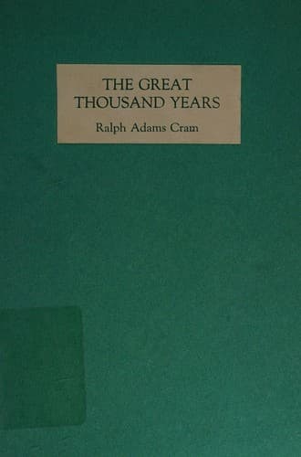 Tapa de The great thousand years,