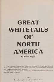 Tapa de Great Whitetails of North America