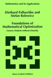 Tapa de Foundations of mathematical optimization