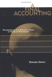 Tapa de A final accounting