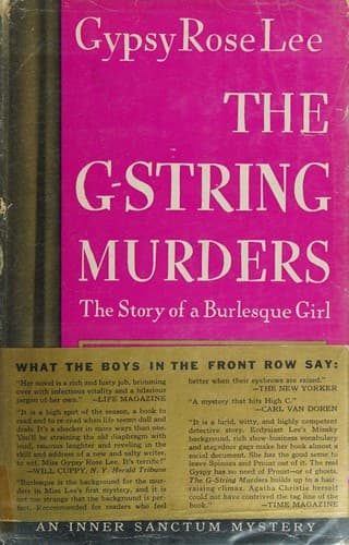 Tapa de The G-string murders