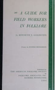 Tapa de A guide for field workers in folklore