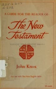 Tapa de GUIDE FOR THE READER OF THE NEW TESTAMENT For Use with the New English Bible