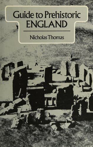 Tapa de A Guide to Prehistoric England