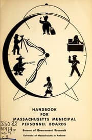 Tapa de Handbook for Massachusetts municipal personnel boards