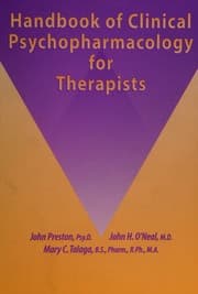 Tapa de Handbook of clinical psychopharmacology for therapists