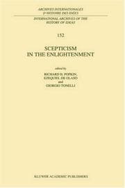 Tapa de Scepticism in the Enlightenment