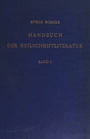 Tapa de Handbuch der Keilschriftliteratur
