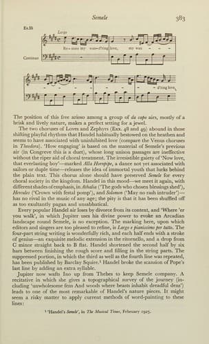Tapa de Handel's dramatic oratorios and masques