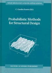 Tapa de Probabilistic methods for structural design
