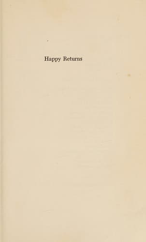 Tapa de Happy returns.
