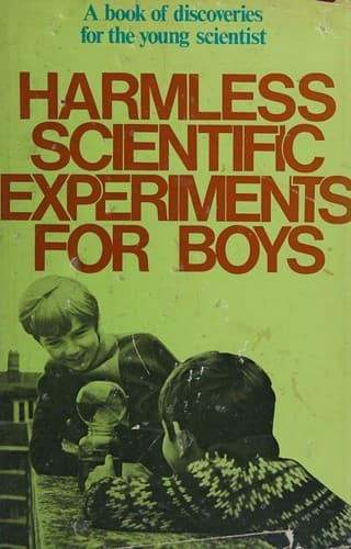 Tapa de Harmless scientific experiments for boys