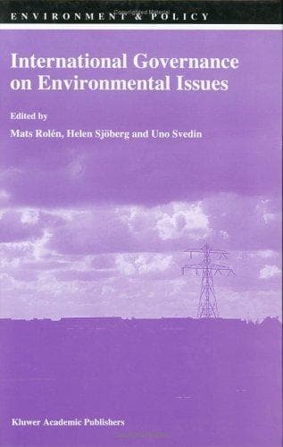 Tapa de International governance on environmental issues