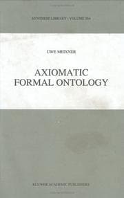 Tapa de Axiomatic Formal Ontology